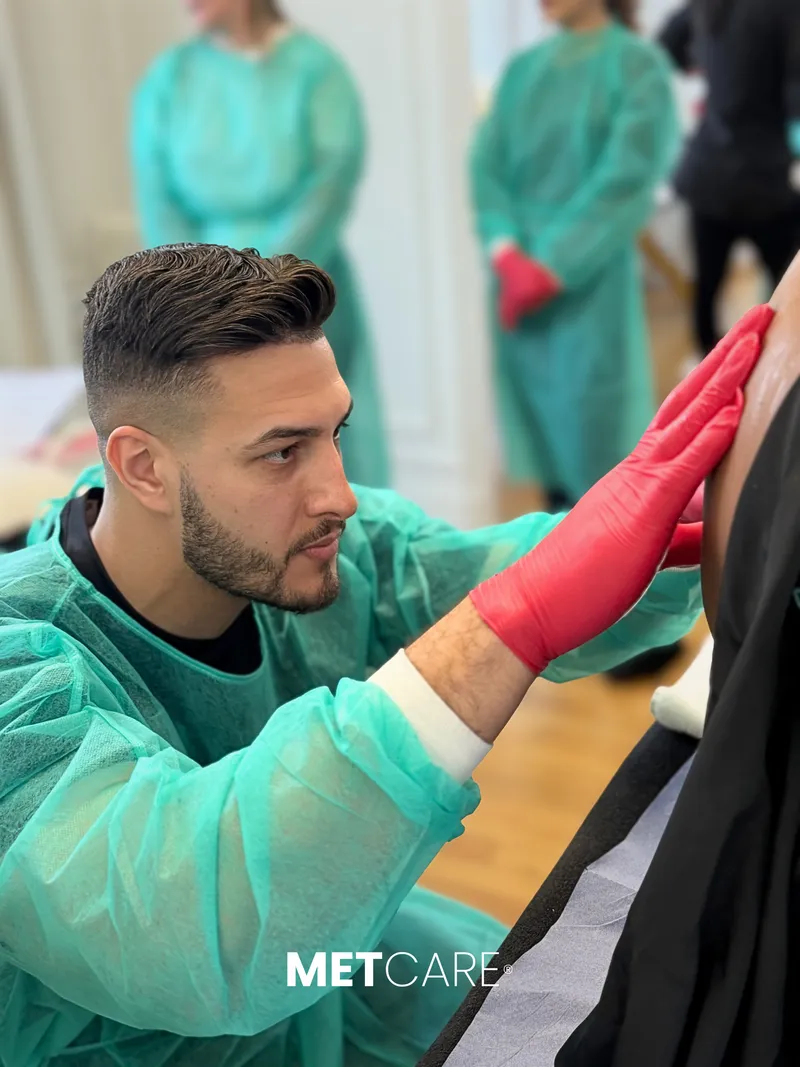 Geste technique réalisé pendant la formation